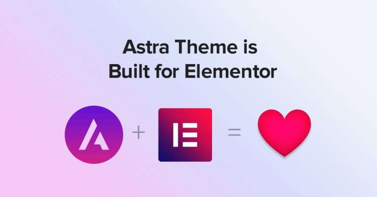 Astra theme enhances branding and provides SEO help for elementor.
